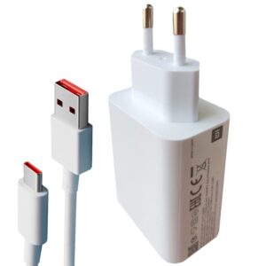 Original Xiaomi 33W charger with TYPE-C cableشارژر اصل شیائومی 33 وات(اورجینال) به همراه کابل TYPE-C