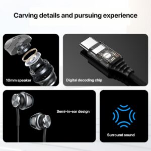 هندزفری تایپ سی سیم دار برند یسیدو مدل HY41 Wired handsfree, Yesido brand, model HY41