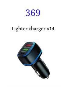 شارژر فندکی برند 369 مدل X14369 Brand Cigarette Lighter Charger Model X14
