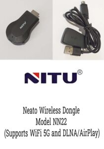 دانگل وایرلس برند نیتو مدل NN22 (پشتیبانی از WiFi 5G و DLNA/AirPlay)Neato Wireless Dongle Model NN22 (Supports WiFi 5G and DLNA/AirPlay)