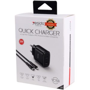 شارژر YESIDO مدل YC54YESIDO Charger Model YC54