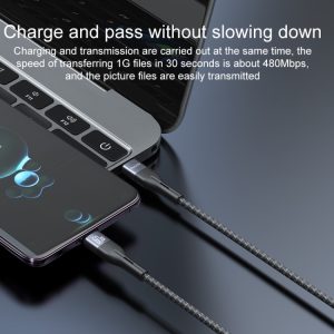  کابل تایپ‌سی به لایتنینگ برند یType-C to Lightning cable, YSIDO brand, model CA155سیدو مدل CA155