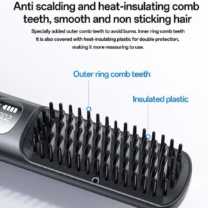 برس حرارتی بی سیم برند یسیدو مدل MG23Isido Brand Cordless Heated Brush, Model MG23