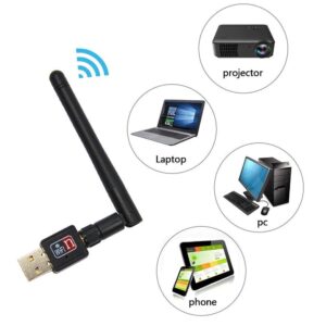 کارت شبکه USB آنتن دار مدل 802USB network card with antenna, model 802