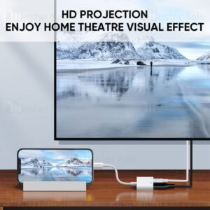 تبدیل آیفون به HDMI برندJOYROOM مدل S-H141iPhone to HDMI converter, JOYROOM brand, model S-H141