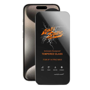 گلس شیشه ای آیفون برند آنتی استاتیکAnti-static iPhone glass