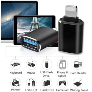 تبدیل OTG لایتنینگ برند یسیدو مدل GS14 Yesido brand OTG Lightning converter, model GS14