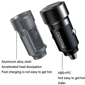 شارژر فندکی سوپر فست برند یسیدو مدل Y54Yedido brand cigarette lighter charger model Y54
