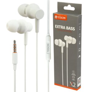 هندزفری سیم دار برند YISONمدل X2YISON brand wired handsfree, model X2