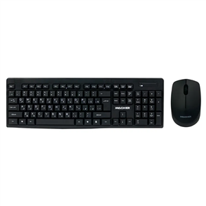 کیبورد با موس بی سیم برند MACHER مدل MR-415MACHER Wireless Keyboard and Mouse Model MR-415