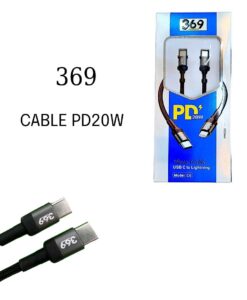 کابل تایپ سی به تایپ سی برند 369مدل C6Type-C to Type-C cable, brand 369, model C6