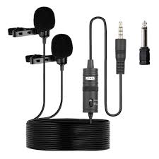 میکروفون یقه‌ای برند بویا مدل BOYA BY-M1DMBOYA BY-M1DM lavalier microphone