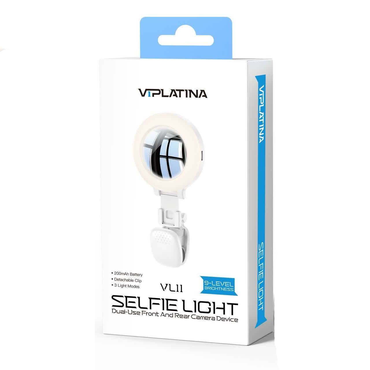 سلفی لایت VIPLATINA مدل Selfie Light VIPLATINA Model VL11 سلفی لایت VIPLATINA مدل Selfie Light VIPLATINA Model VL11